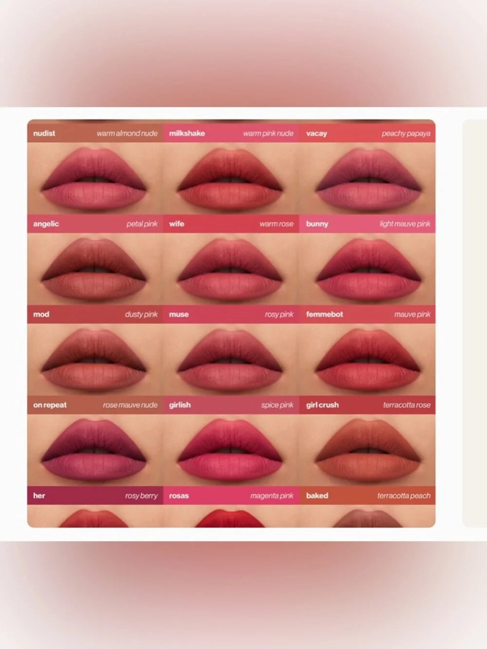 NIB Sunnies Face Fluffmatte [Weightless Modern Matte Lipstick] in GIRL CRUSH - Picture 3 of 4